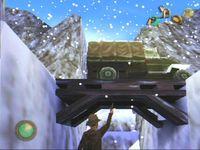 une photo d'Ã©cran de Indiana Jones and the Infernal Machine sur Nintendo 64